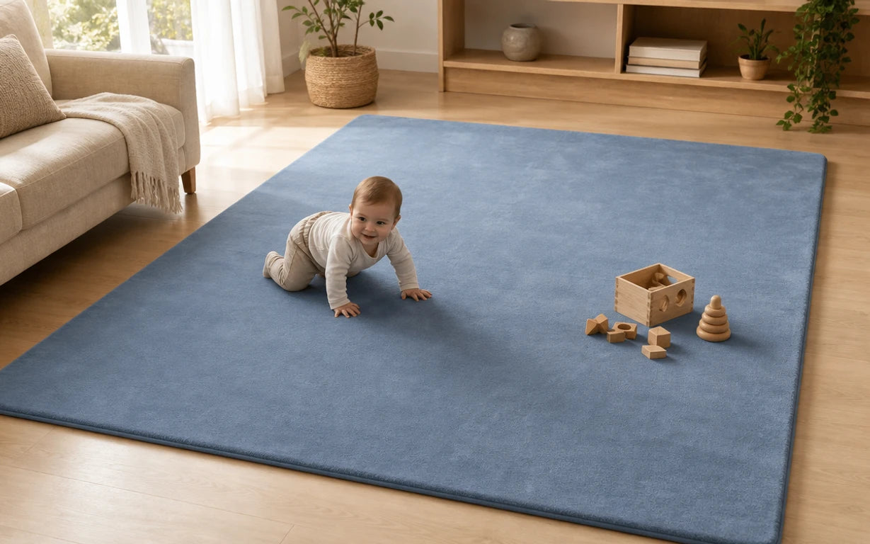 Buy the size of the floor.