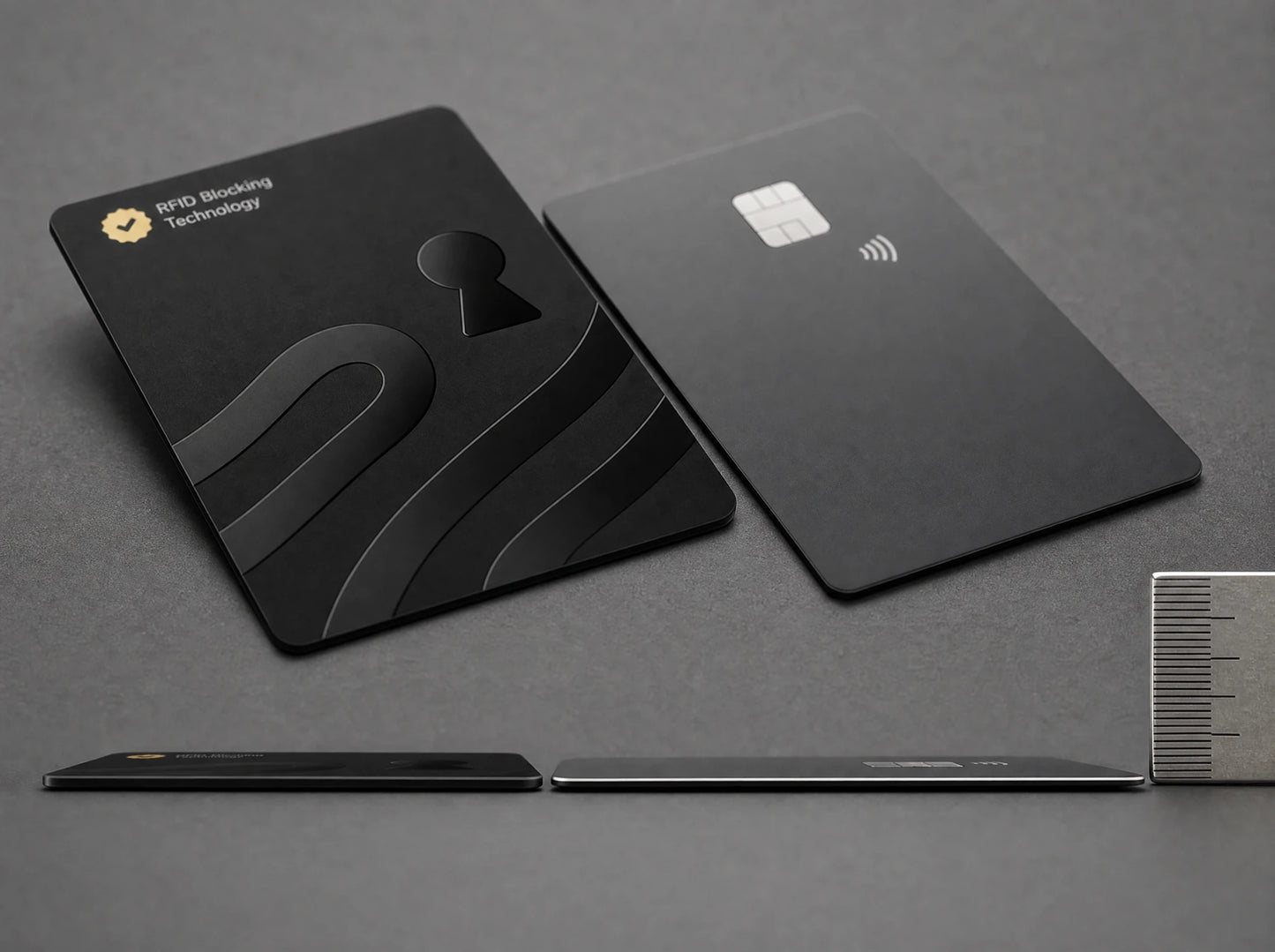 Guardality beside payment cards in an open wallet