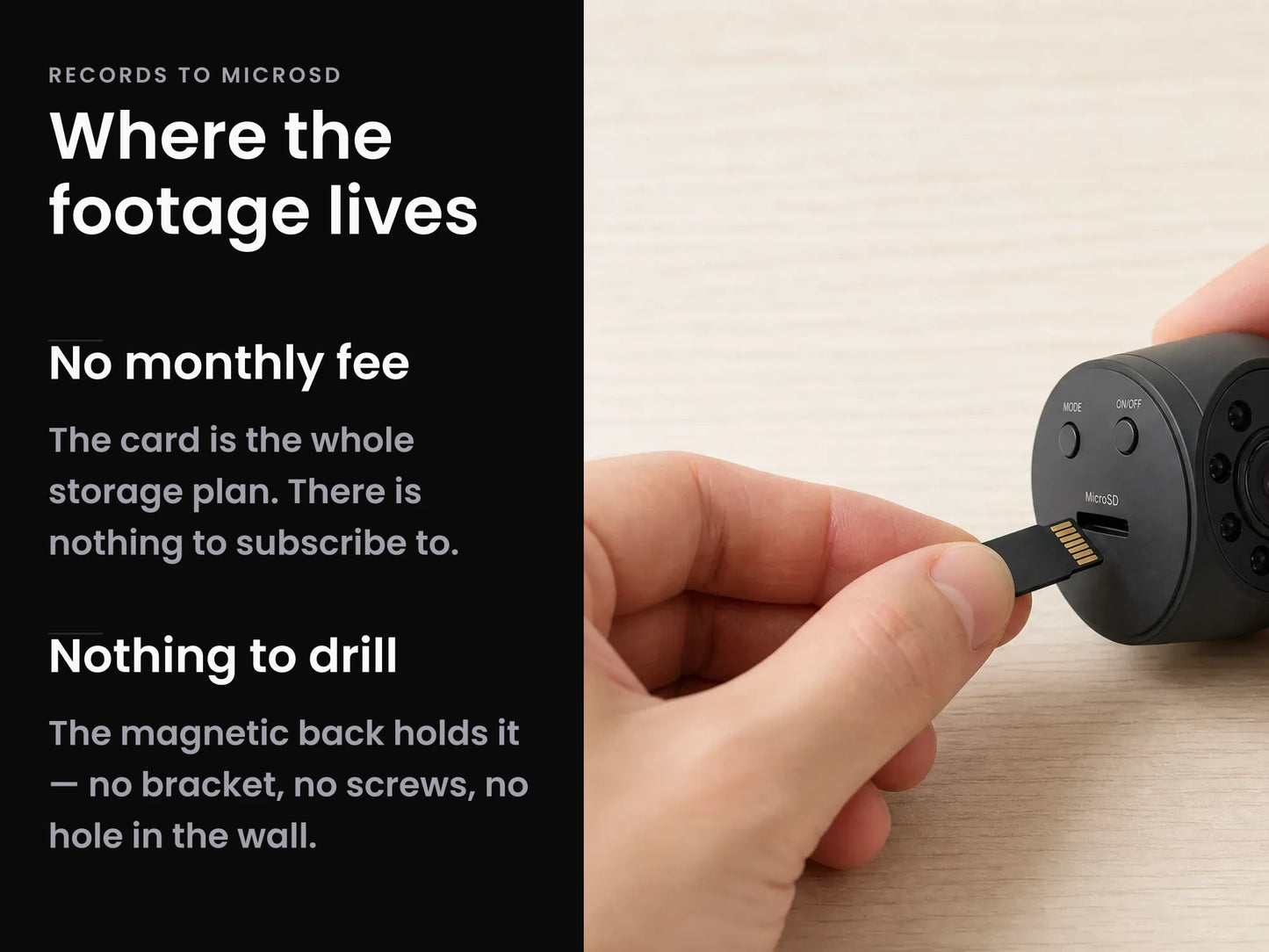 Where the footage lives